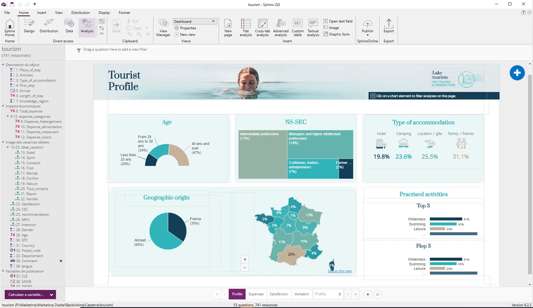 screenshot of Sphinx iQ3